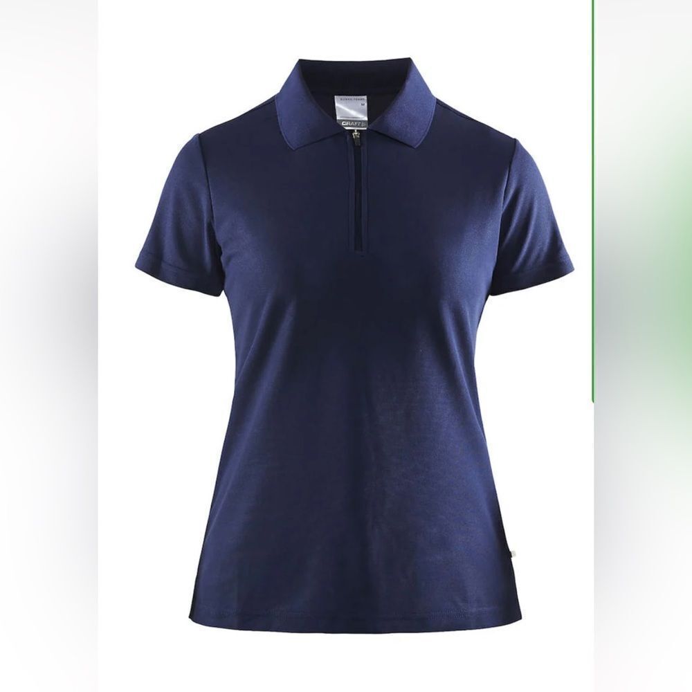 Craft Sports Women's Navy Classic Zip Polo XXL NWT IN PKG
